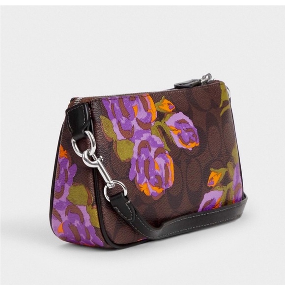 ❤️❤️❤️Authentic Coach Nolita 19 bag/jumbo rose print/silver tone hardware ❤️❤️❤️ - Picture 3 of 8